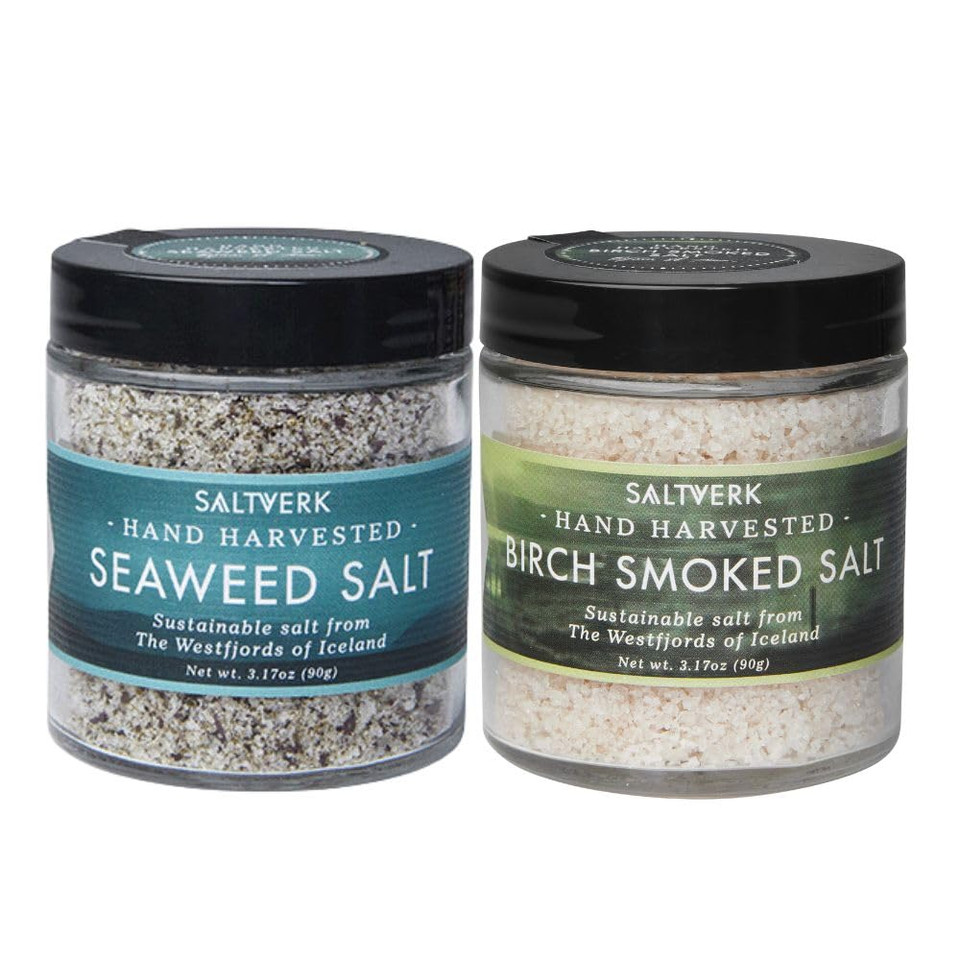Saltverk Icelandic Sea Salt - Seaweed + Birch Smoked Bundle