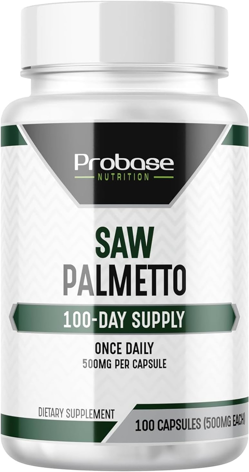 Saw Palmetto Extract Prostate Health Supplement For Men, Supports Prostate, Urinary, And Hair Health, 100 Capsules, 3+ Month Supply