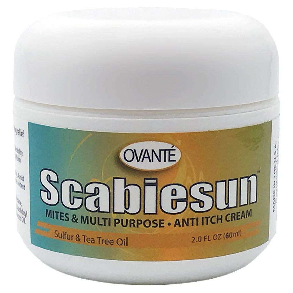 Scabiesun Multipurpose Cream For Skin Itching, Rushes, Redness, Irritation. Soothing & Healing Ointment In 2 Oz Jar