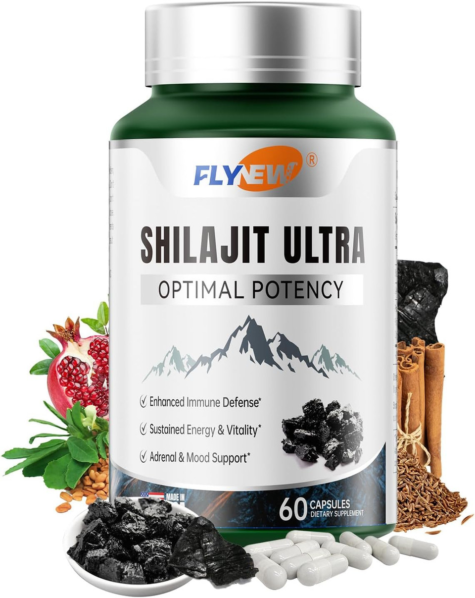 Shilajit For Men Women, Shilajit For Extra Power, Stamina & Immune Support, Multivitamin For Women Men, Womens Multivitamin For Bone, Skin & Immune Health Support, 60 Capsules Per Bottle