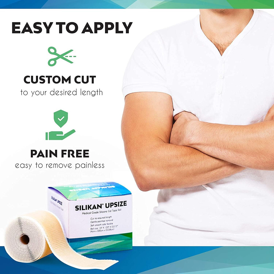 Silicone Gel Tape-Medical Grade Xl RollPara Evitar Quelo Surgical Healing & Keloid Scars Restore Tissue Recovery Reusable Repair Strip Patch 6-8 Month Long-Lasting Cover Silikan