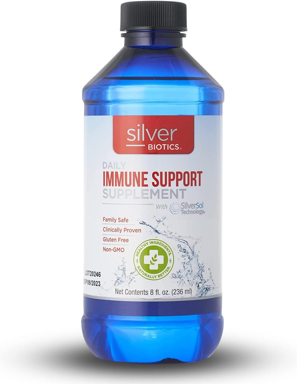 Silver Biotics Colloidal Nano Silversol Ag4O4 10 Ppm Immune Support | Bio-Hacking Immune Building Natural Support | 8 Fl Oz