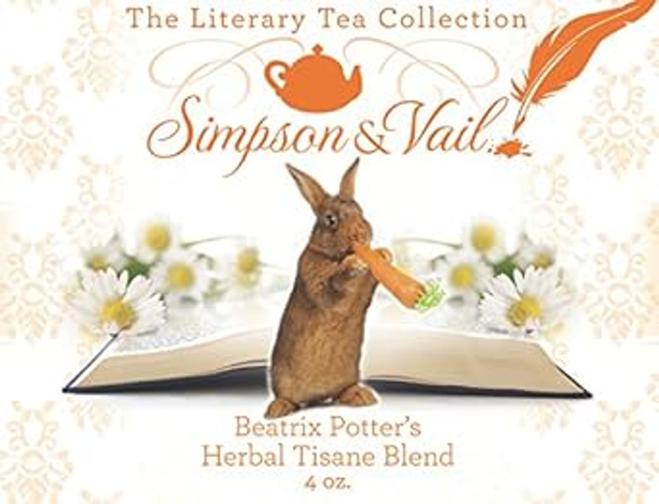 Simpson & Vail, Beatrix Potter'S Herbal Blend, Literary Tea - 4 Ounce Tin / 50 Cups