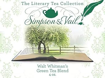 Simpson & Vail, Walt Whitman'S Green Tea Blend, Literary Tea - 4 Ounce Tin / 50 Cups