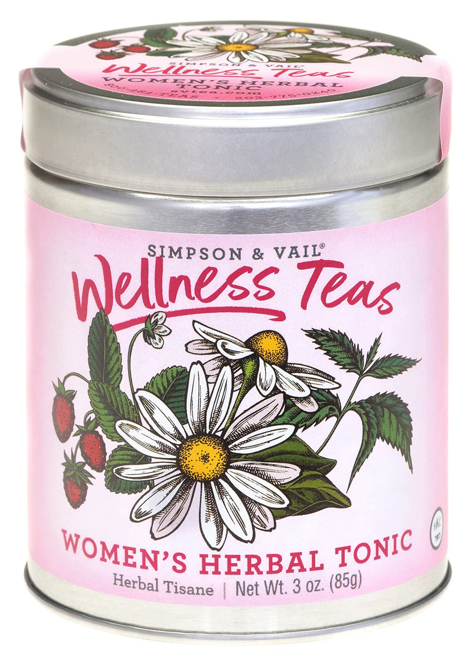 Simpson & Vail, Women'S Herbal Tonic, Wellness Tea - 3 Ounce Tin / 40 Cups