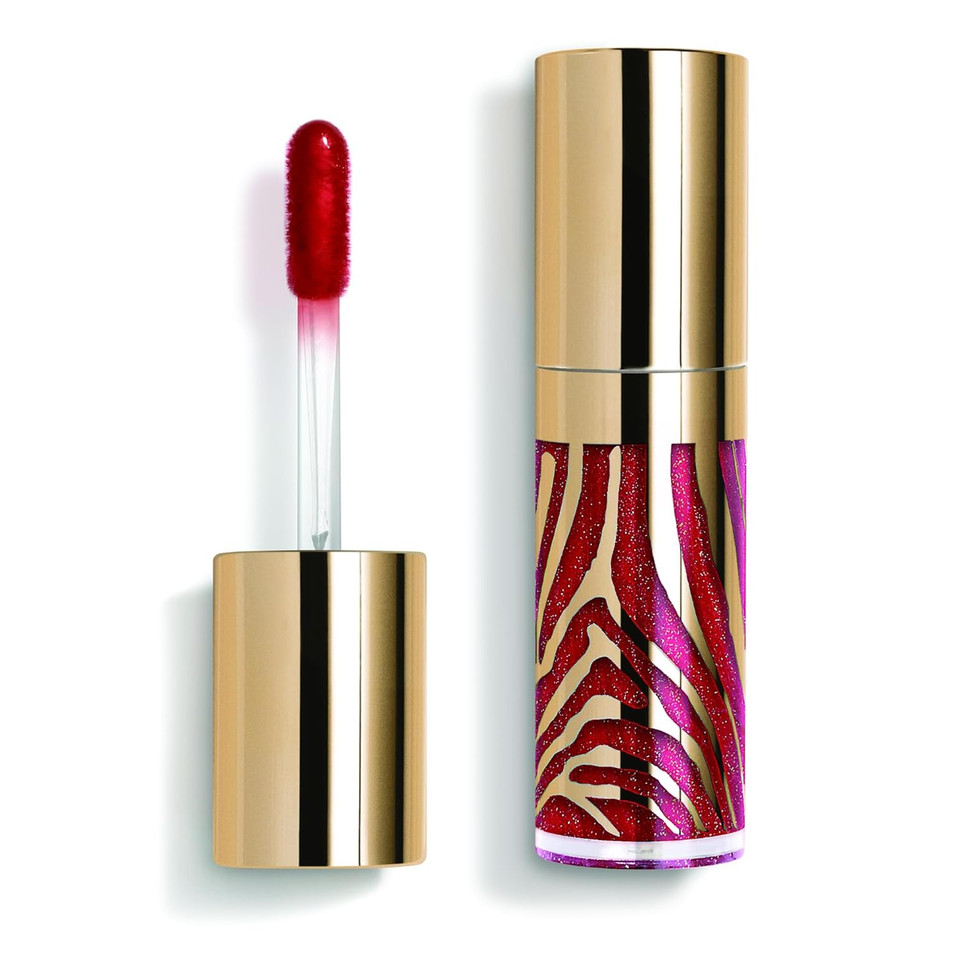 Sisley Paris Le Phyto Gloss, 5 Fireworks - Intense Glow Lipgloss - Plumps & Smoothes Lips - Ultra-Sensory Hydrating Formula - Shimmery Finish