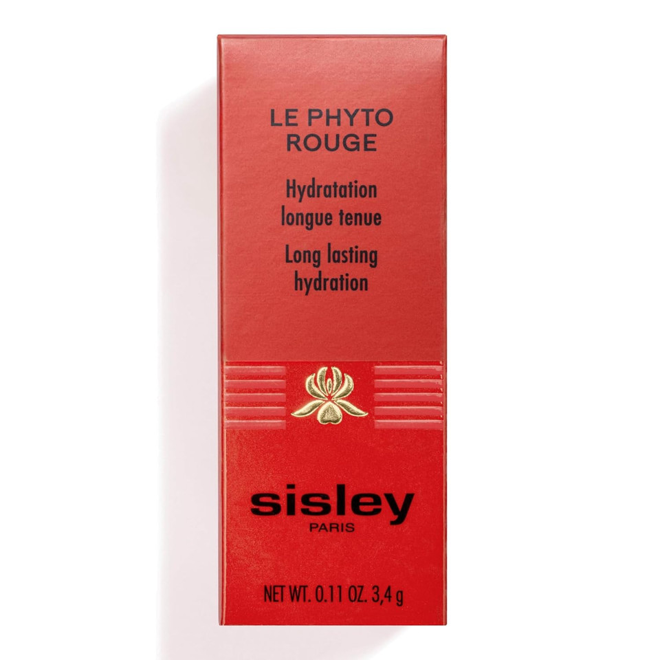 Sisley Paris Le Phyto-Rouge, 42 Rouge Rio - Long-Lasting Hydration Lipstick - Immediate Color, Ultra-Luminous Finish - Plumps & Smooths Lips