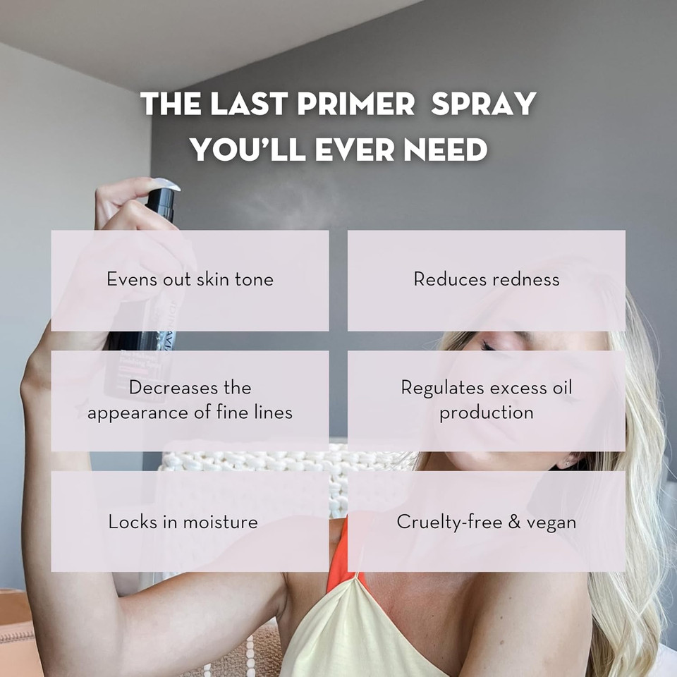 Skindinavia Oil Control Makeup Primer And Finishing Spray  Shine-Reducing, Pore-Minimizing, Sweat-Resistant Formula For Long-Lasting Wear (2 X 4 Fl Oz)