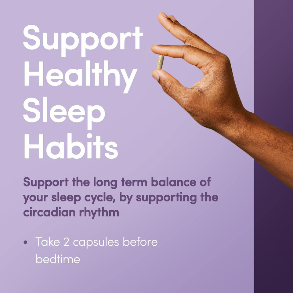 Sleep Deep - 60 Capsules I Sleep Supplement With Melatonin 5Mg, Ashwagandha, Gaba, Lemon Balm Extract & L Theanine, Sleep Aid For Healthy Circadian Rhythms