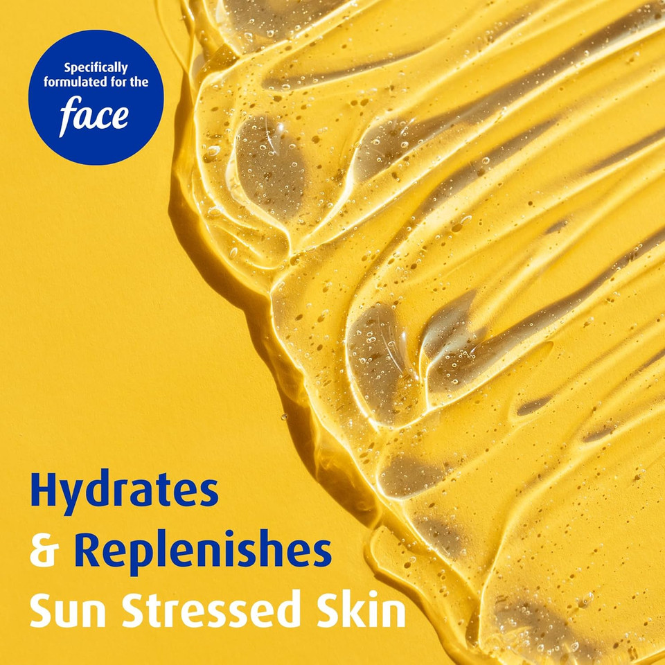 Solarcaine After Sun Face Gel, Cooling & Moisturizing Relief For Sun-Stressed Skin, Redness & Peeling, Non-Greasy, Hypoallergenic, Fragrance-Free, Non-Comedogenic 1.5 Oz