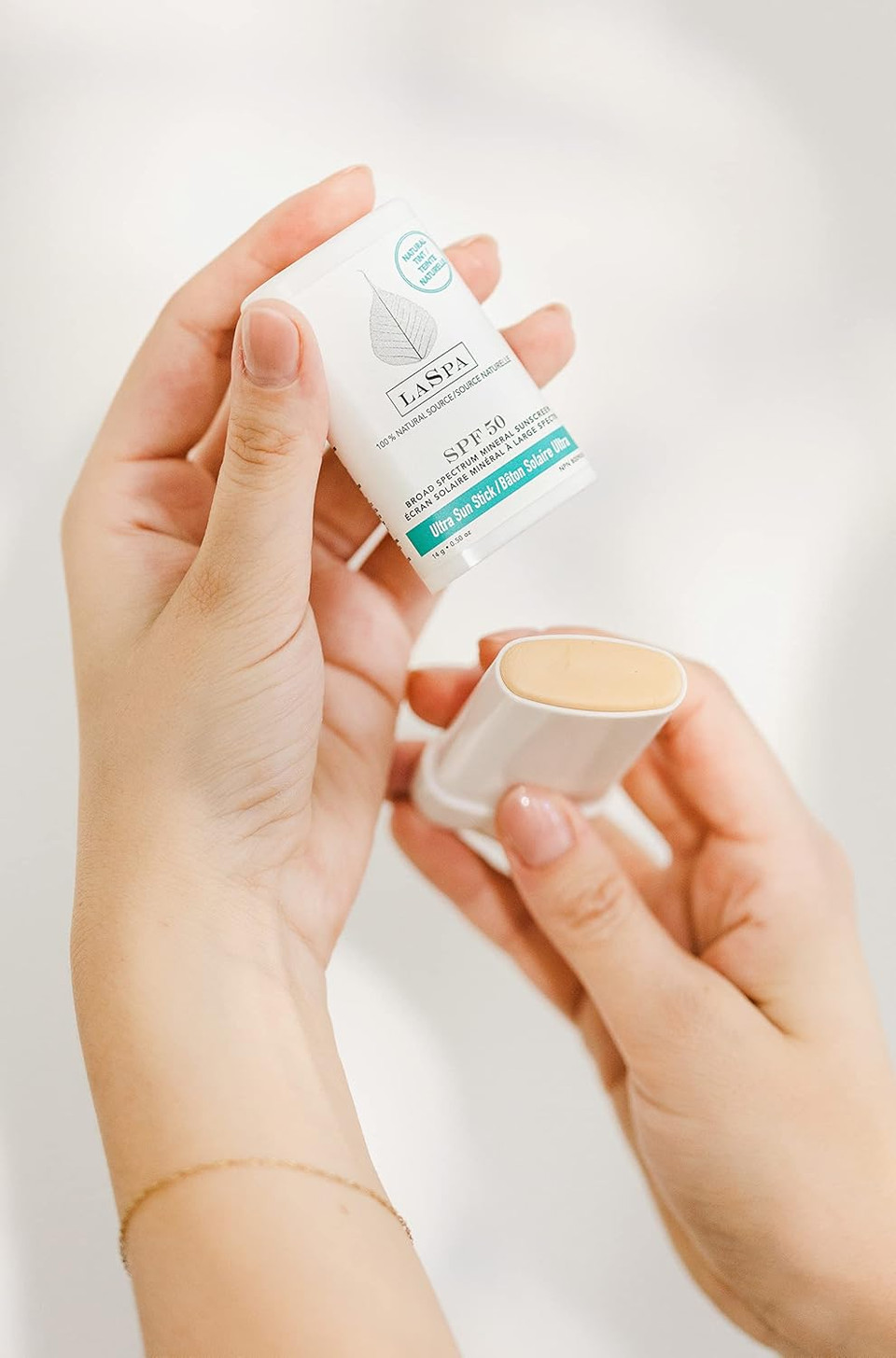 Spf 50 Mineral Sunscreen Stick By Laspa | Broad Spectrum Sunscreen Uva & Uvb Protection | Sunscreen For Sensitive Skin | Fragrance-Free, Hypoallergenic | 80 Minute Water Resistant | 0.5Oz Natural Tint