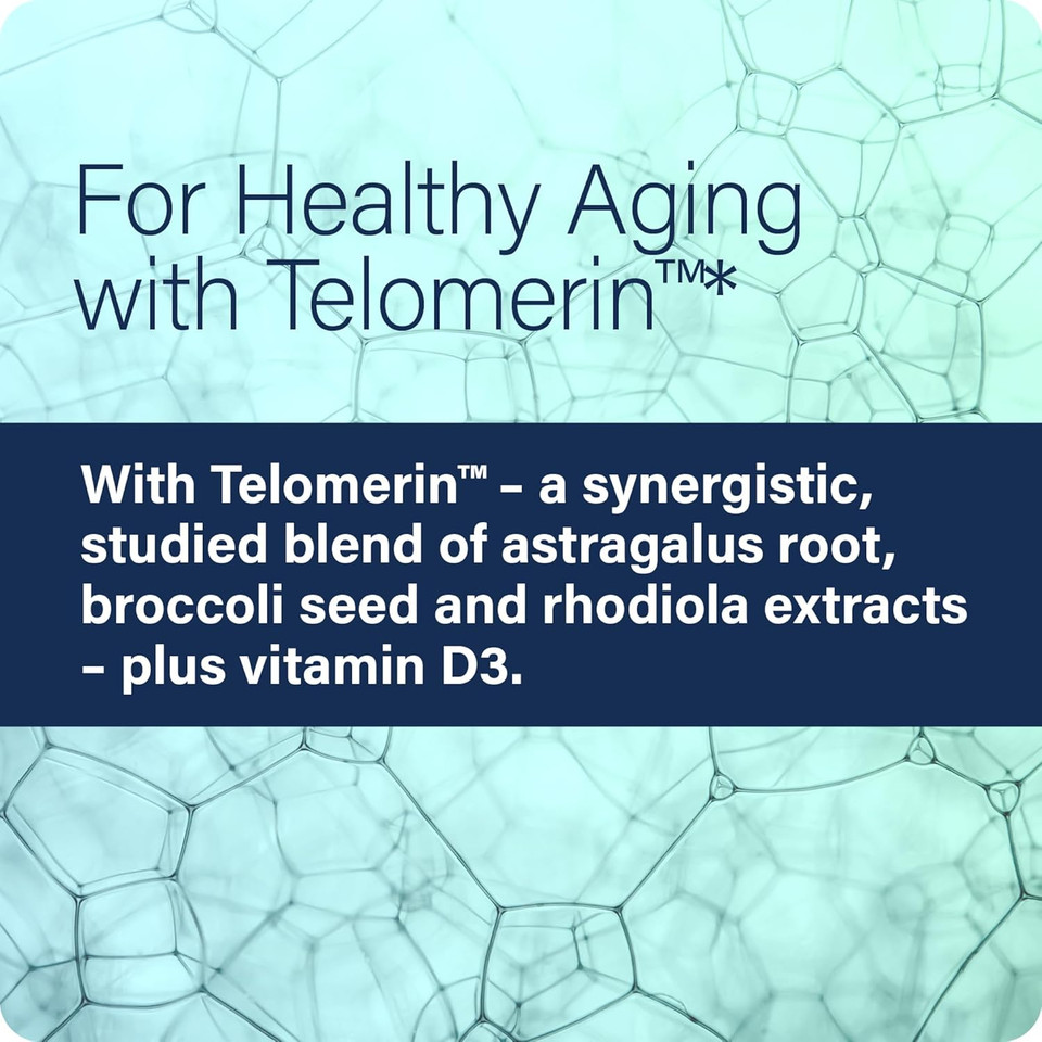 Telomere Pro | Supports Cellular Health, Energy Production, And Healthy Aging | Formulated With Vitamin D3, Rhodiola And Astragalus | Natural Telomerase Supplement, 30 Servings