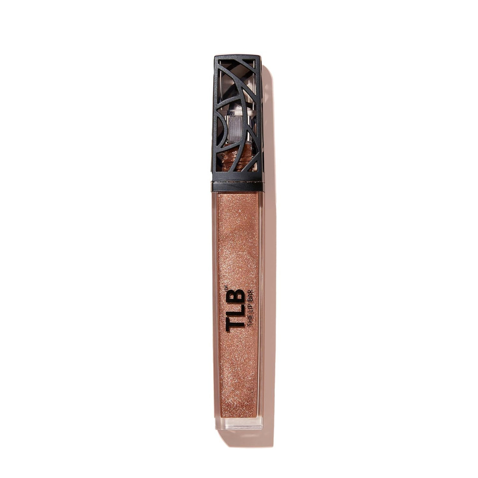 The Lip Bar - Lip Gloss, Goddess (Golden Bronze Shimmer) - Gloss Up Sheer Finish - Smooth, Not Sticky Formula - Coconut Oil, Olive Oil, Argan Oil & Vitamin E - Vegan & Cruelty Free - .30 Fl Oz