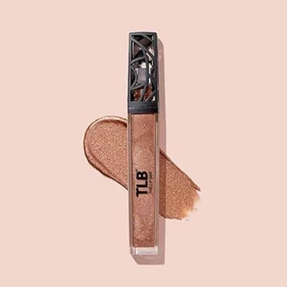 The Lip Bar - Lip Gloss, Goddess (Golden Bronze Shimmer) - Gloss Up Sheer Finish - Smooth, Not Sticky Formula - Coconut Oil, Olive Oil, Argan Oil & Vitamin E - Vegan & Cruelty Free - .30 Fl Oz