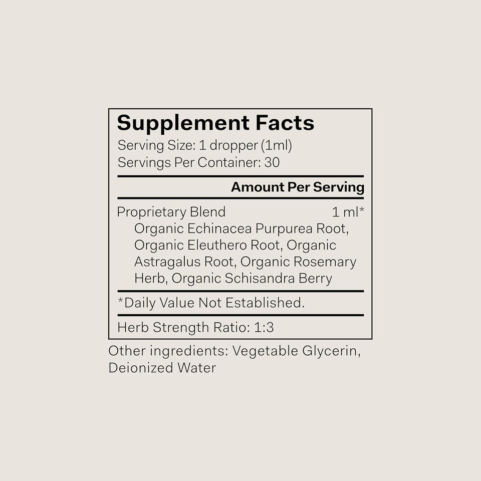 The Nue Co. Defense Drops, Supports Immunity With Adaptogen Herbs, Vegan, Cruelty Free