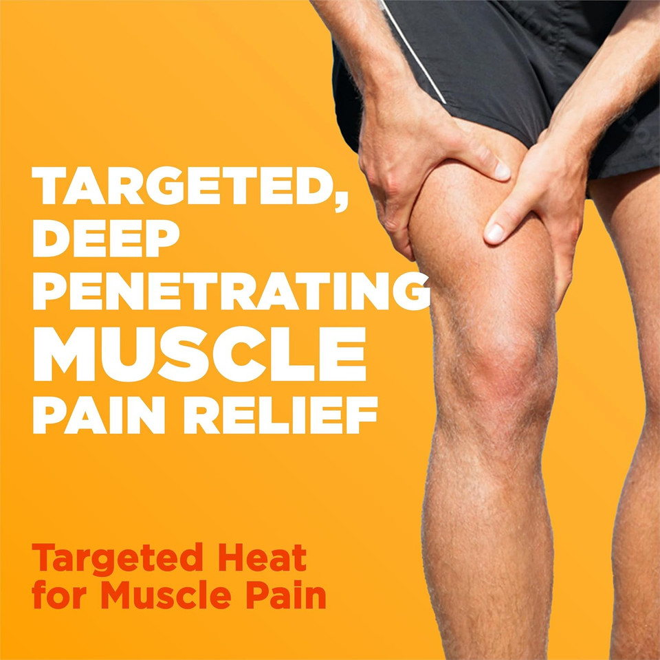 Thermacare Portable Muscle Therapy Heating Pads - Multi-Purpose Adhesive Heatwraps For Back, Neck, Joint, & Menstrual Pain Relief - Drug-Free, Discreet, Long-Lasting Heat Therapy - 8-Count