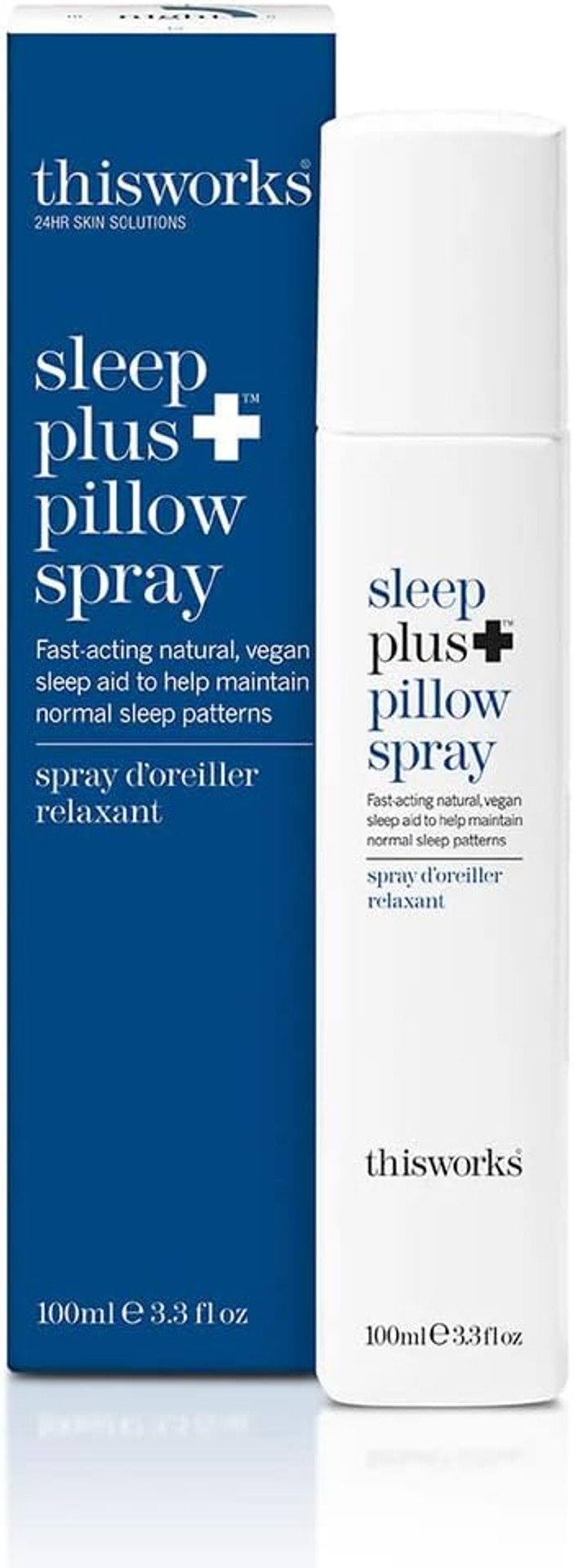 Thisworks Sleep Plus Pillow Spray Fast-Acting Natural Rest With With Essential Oils Of Lavender, Vetivert And Camomile, 100Ml, 3.3 Fl Oz