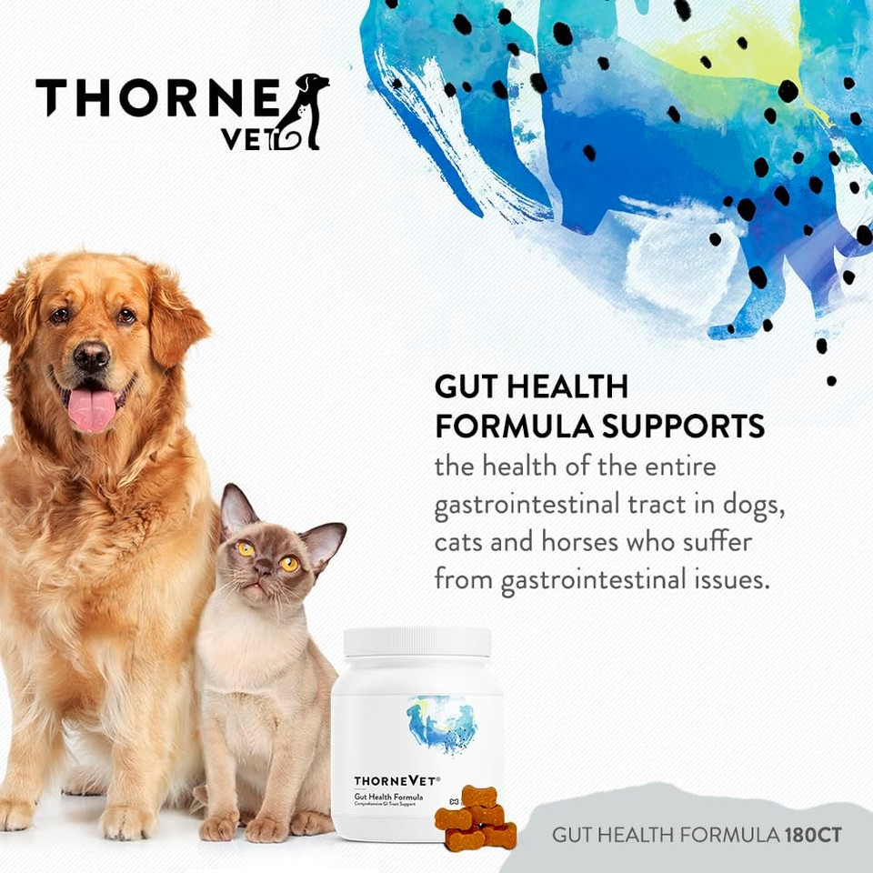 Thornevet Gut Health Formula  Gastrointestinal Support For Dogs, Cats & Horses, 180 Scoops