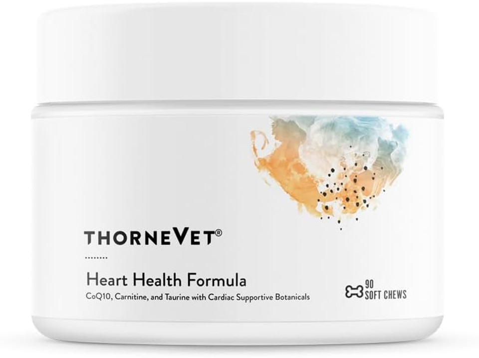 Thornevet Heart Healthy Formula  Cardiovascular Support For Dogs & Cats, 90 Soft Chews