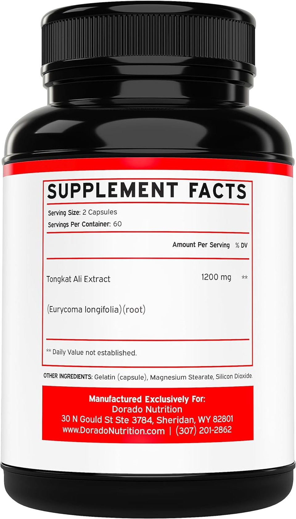 Tongkat Ali For Men (Longjack) Eurycoma Longifolia Extract 1200Mg Per Serving, 120 Capsules - Longjack Tongkat Ali For Men'S Health & Vitality Support - Third Party Tested, Usa Made & Non-Gmo