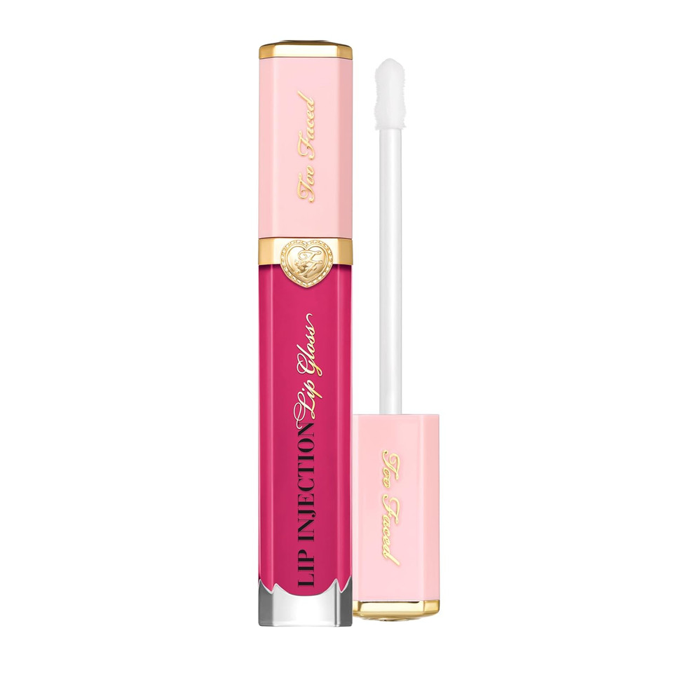 Too Faced Lip Injection Power Plumping Lip Gloss | Vitamin A + E, Vegan + Cruelty Free, 0.22 Fl Oz