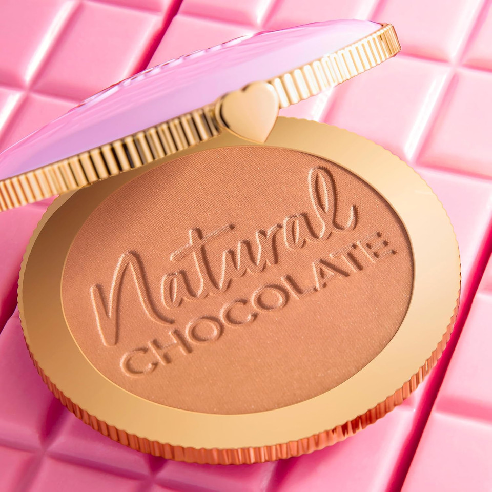 Too Faced Natural Chocolate Bronzer | Sheer-To-Medium Coverage With Natural Finish + Sun Kissed Glow