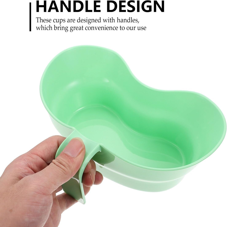 Toothbrush Cup Holder 1Pcs Patient Toothbrush Cup Plastic Dental Emesis Trays Toothbrush Mug With Handle For Elderly Bedridden Patients And Teeth Cleaning Cleaning Toothbrushes