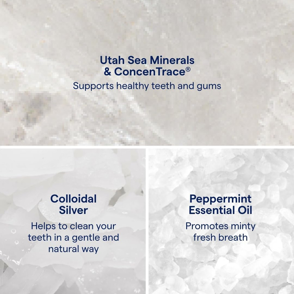 Trace Minerals | Concentrace® Mineral Mouth Rinse | Gentle Mouth Rinse, Fresh Breath | Alcohol Free, Certified Vegan, Gluten Free, Non-Gmo | Mint | 10 Oz