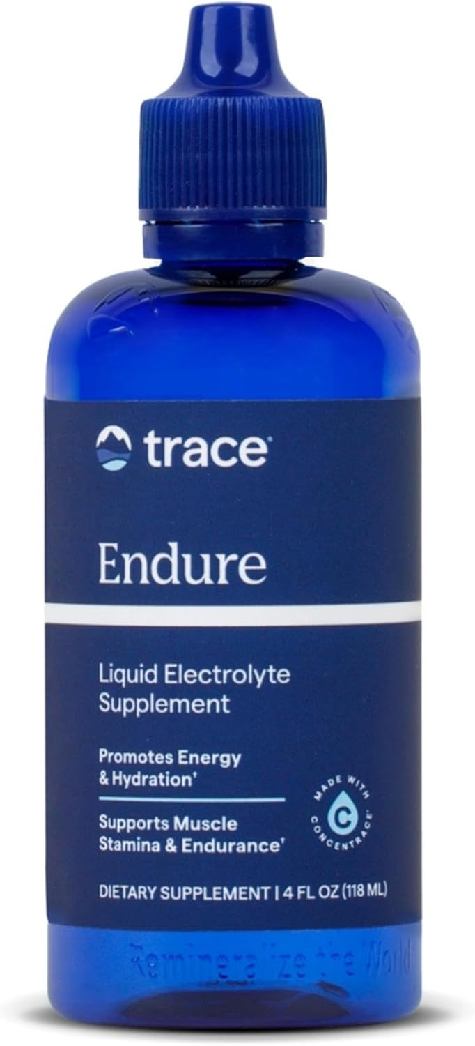 Trace Minerals Endure - Liquid Mineral Absorption Support Supplement - Electrolyte Supplement To Aid Hydration & Healthy Energy - Performance Support With Magnesium & Chloride - 4 Fl Oz (48 Servings)