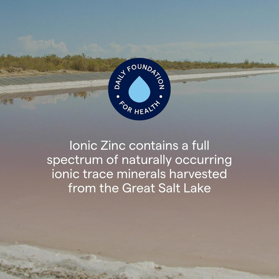 Trace Minerals Ionic Zinc - Immune System Support Supplement - Essential Mineral Supplement With Magnesium, Copper & Chloride - Healthy Skin & Growth Support - 2 Fl Oz (About 144 Servings)