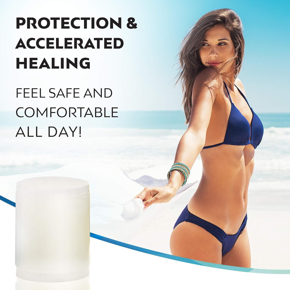 Transparent Gel Silicone Scar TapeSee-Through Medical Sheeting Strips For Body, Breast, Face And Burn Recovery. Discover Scar Solution For Acne Care. 5-Foot Roll- No Messy Creams Silikan