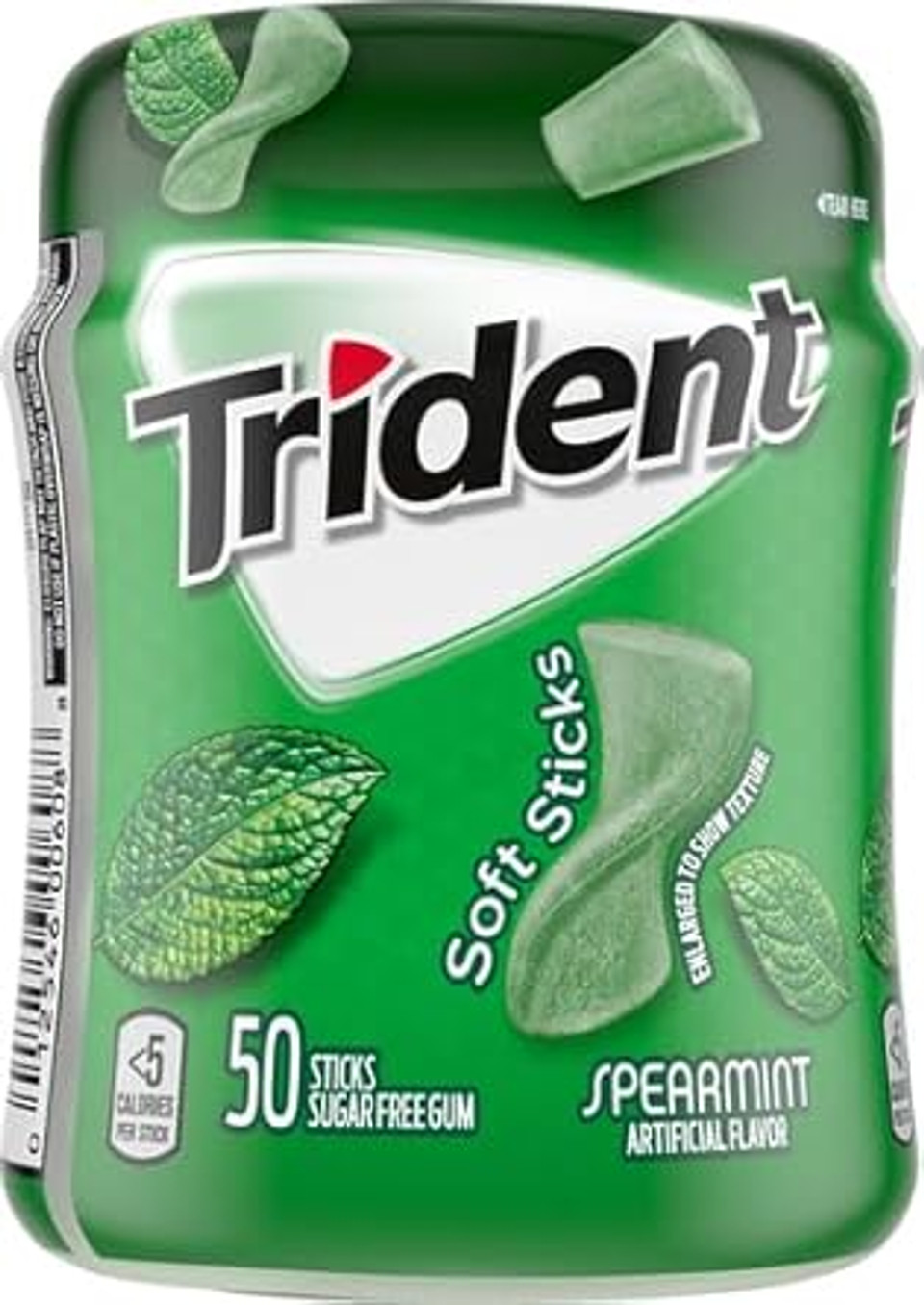 Trident Unwrapped Gum, Spearmint 50-Ct