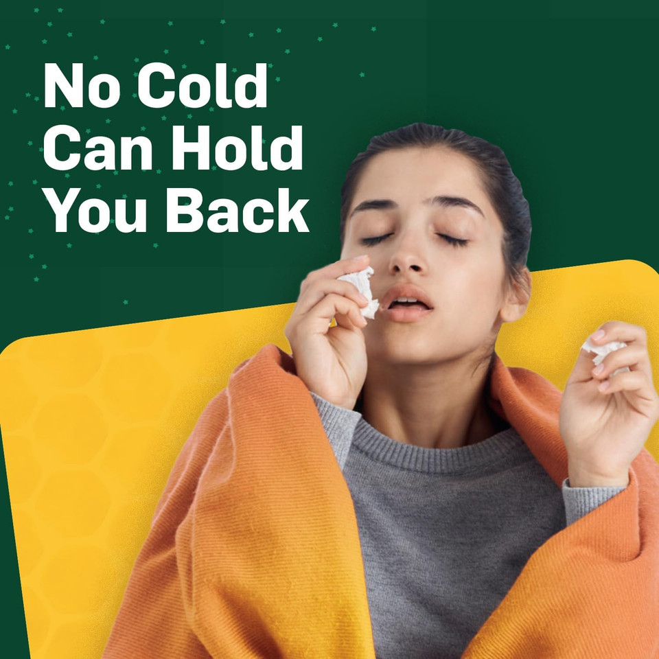 Tukol Honey Multi-Symptom Cold & Flu Medicine For Adults - Daytime Cough Suppressant, Sore Throat Relief, Nasal Congestion, Fever Reducer, Chest Congestion Relief, Ages 12+, 4 Fl Oz