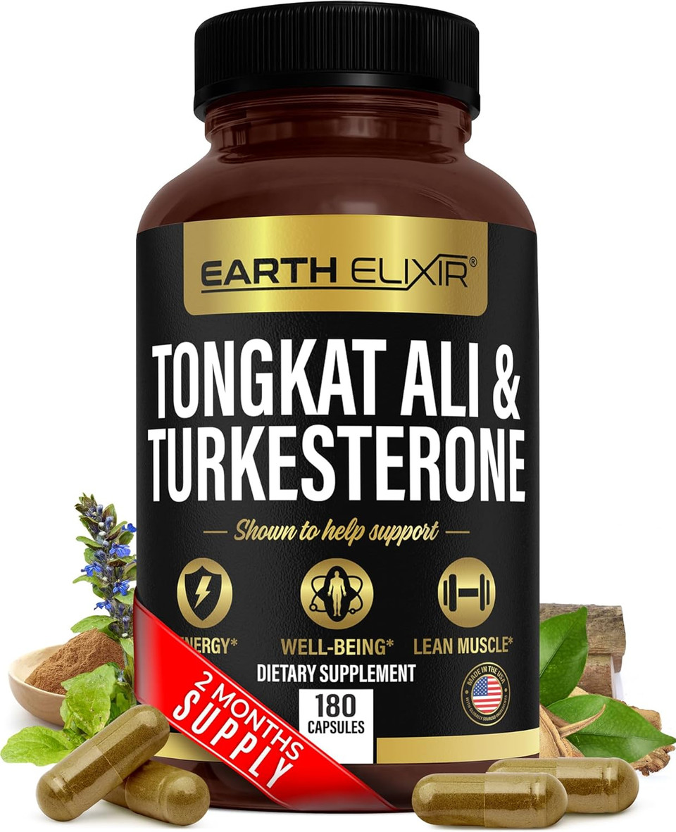 Turkesterone Tongkat Ali For Men And Women  High Potency Turkesterone Supplement For Men With Tongkat Ali  2-In-1 Natural Energy, Hormonal & Fitness Support  Pure Non-Gmo Formula  180 Capsules