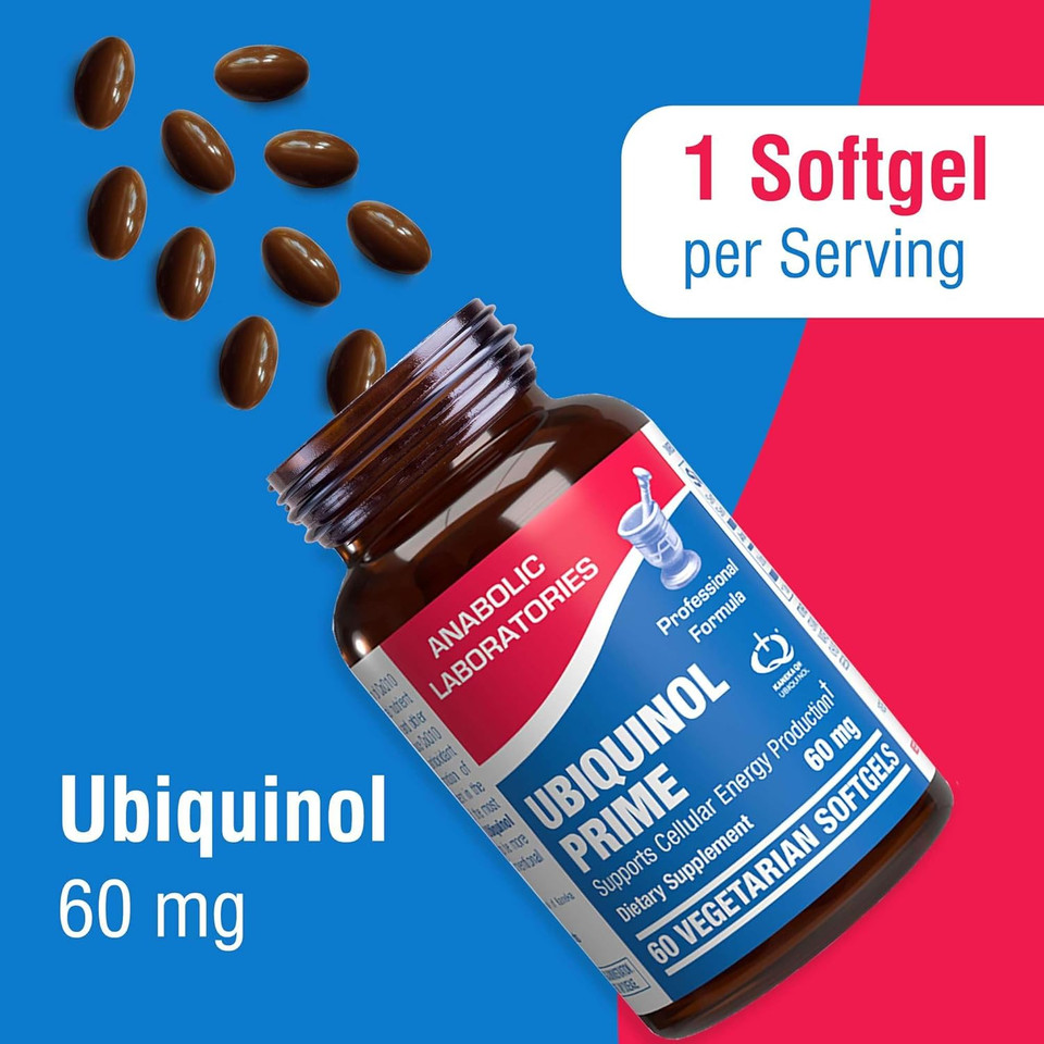 Ultra Absorption Ubiquinol Coq10 Supplement - Coenzyme Q10 Supplement For Heart Immune Energy Cellular & Brain Support - Vegetarian Non-Gmo & Made In The Usa In Cgmp Facilities - 60 Servings