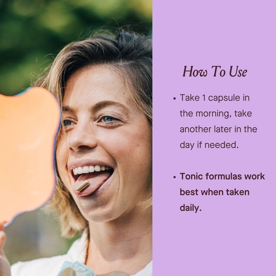 Urban Moonshine Wonder Human - Herbal Supplement For Focus, Energy & Stress Support - Brain Support With Rhodiola, Bacopa & LionS Mane - Certified Organic, Gluten-Free & Vegan - 30 Capsules