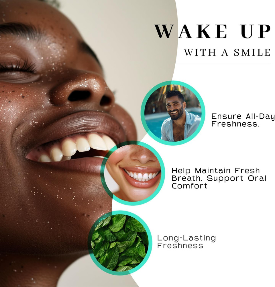 Vanman'S - Oral Mouth Care Kit With Two Oral Rinse Mouthwash (8 Ounce) - Aloe, Fresh Mint Remineralizing Mouthwash For Gum Health, Bad Breath And Dry Mouth