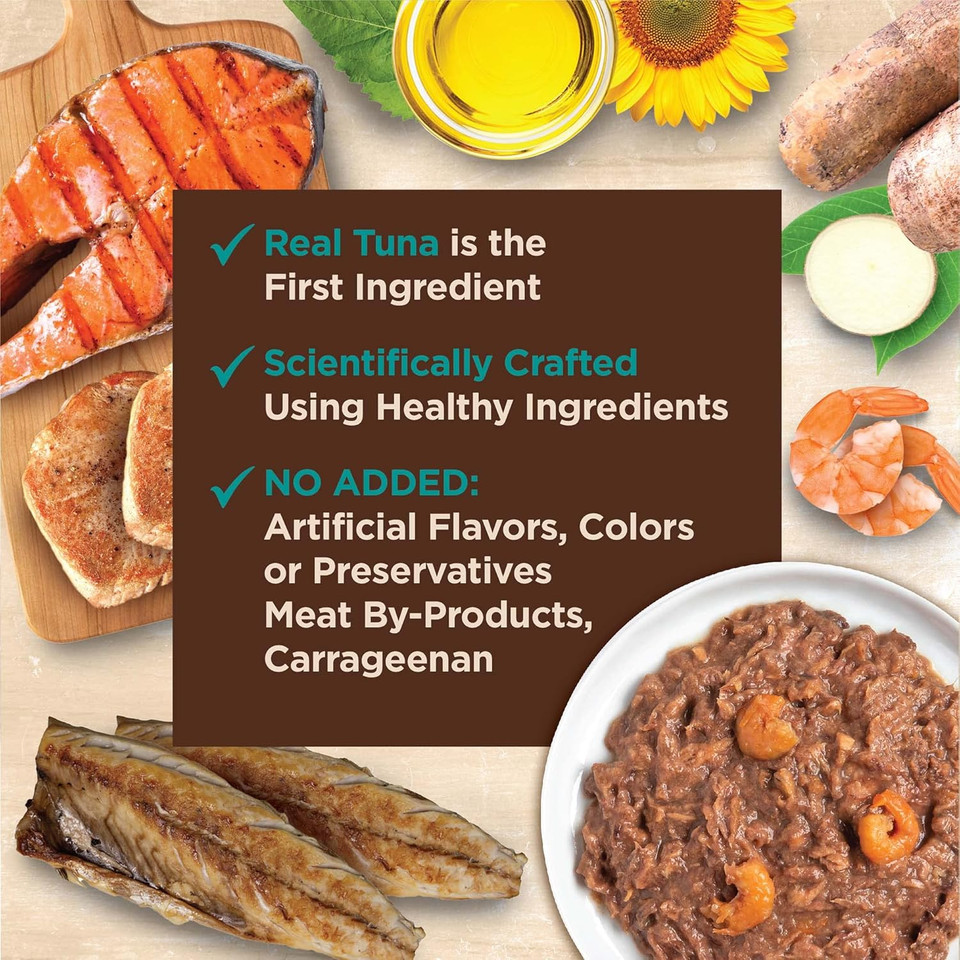 Wellness Core Signature Selects Flaked Adult Wet Cat Food, Natural, Protein-Rich, Grain Free, 5.3 Ounce, 12 Pack (Seafood Variety Pack)