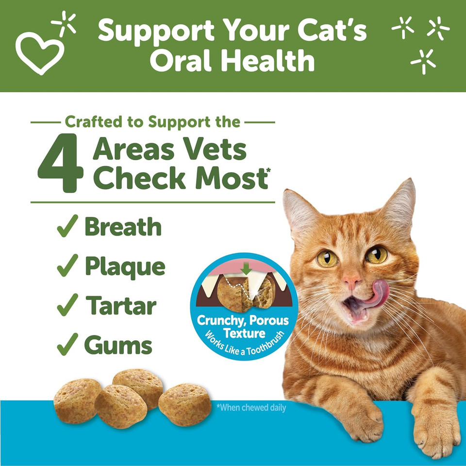 Whimzees Wellness Cat Dental Treats, Natural Chews, Chicken Flavor, (2 Ounce Bag)