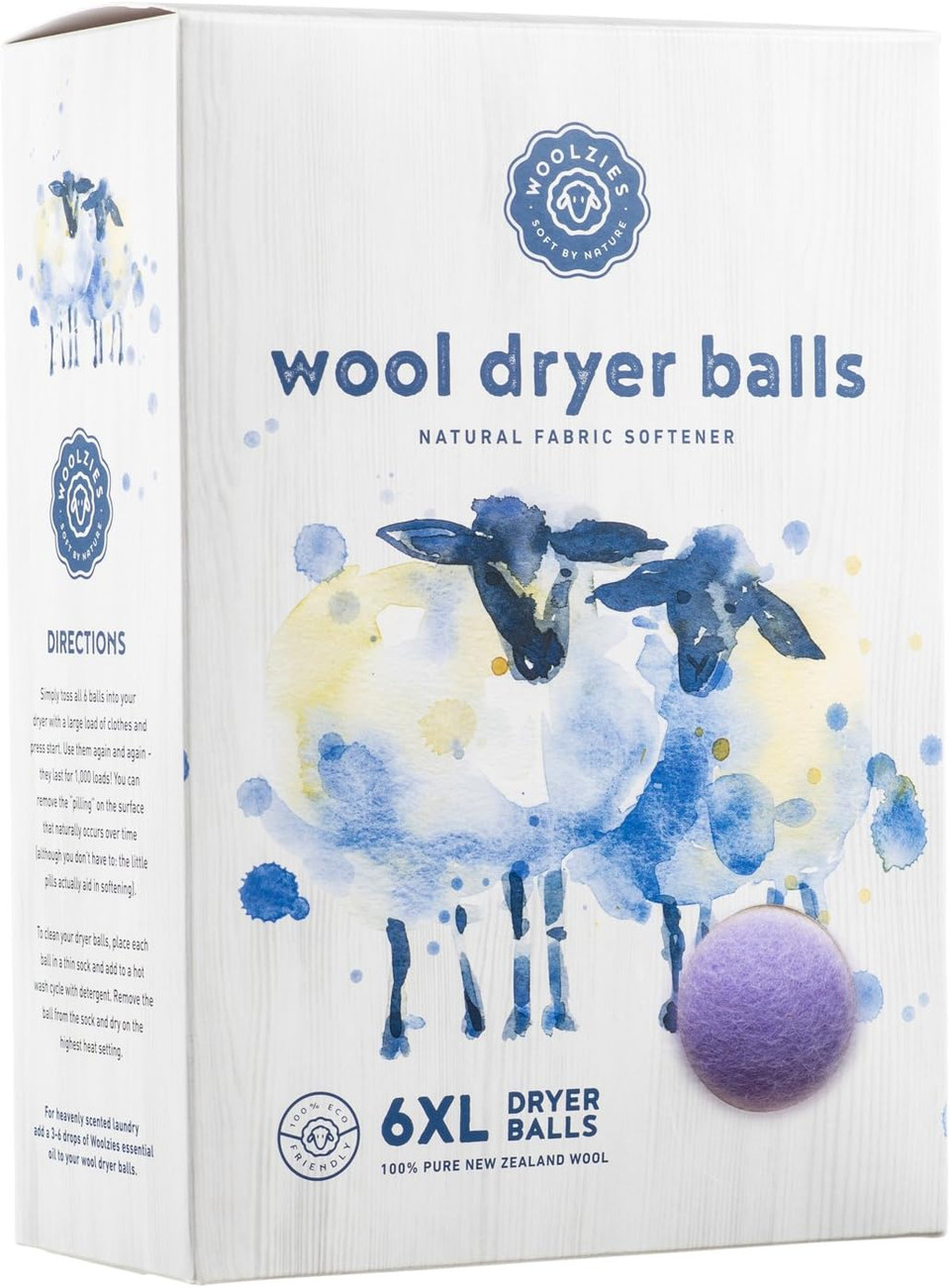 Woolzies Wool Dryer Balls (Pink)
