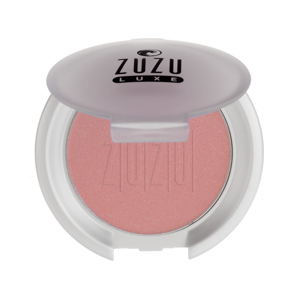 Zuzu Luxe Mineral Blush (Sunset - Apricot/Warm Shimmer), Natural, Paraben Free, Vegan, Gluten-Free, Cruelty-Free, Non Gmo, 0.1 Oz