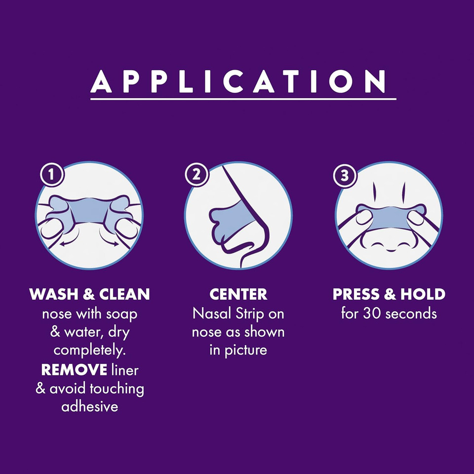 Sleep Nasal Strips, Clear Nasal Strips, Snoring Relief from Nasal Congestion, Works Instantly, Reduces Nasal Congestion for Less Snoring and Better Sleep, Drug Free, 52 Nasal Strips