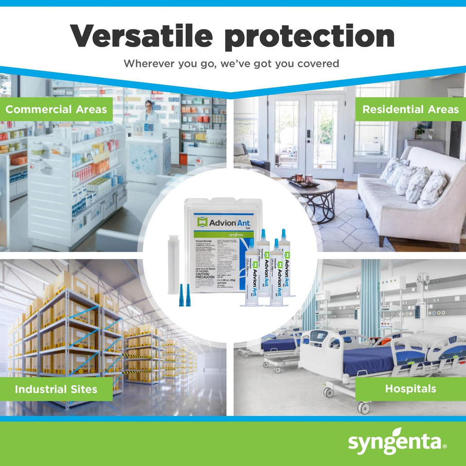 Syngenta 68078 Advion Singular Tube Ant Gel Lure, 30g