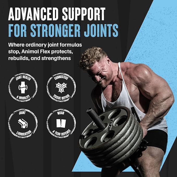 Animal Flex - Glucosamine Chondroitin Joint Supplement for Women and Men Discomfort with Turmeric, MSM, Boswellia for Cartilage, Joint Health, Muscle