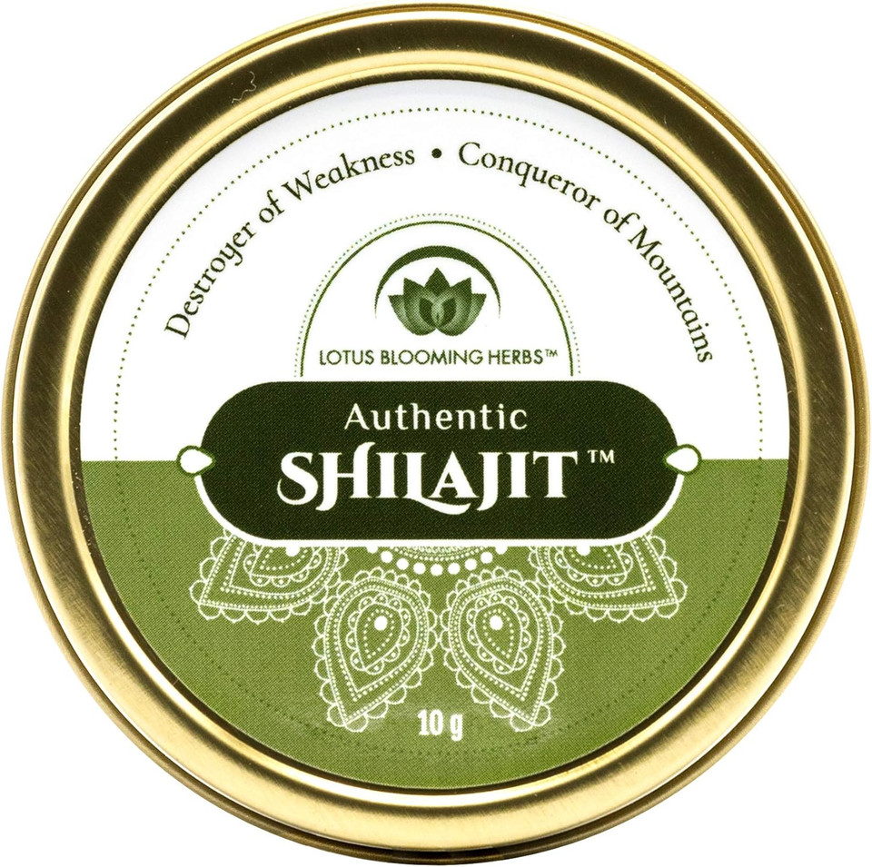 Authentic Shilajit – 100% Pure Gold Grade Himalayan Shilajit Resin with Fulvic Acid & Trace Minerals | Supports Healthy Energy, Stamina & Strength | Lotus Blooming Herbs | 10 Grams