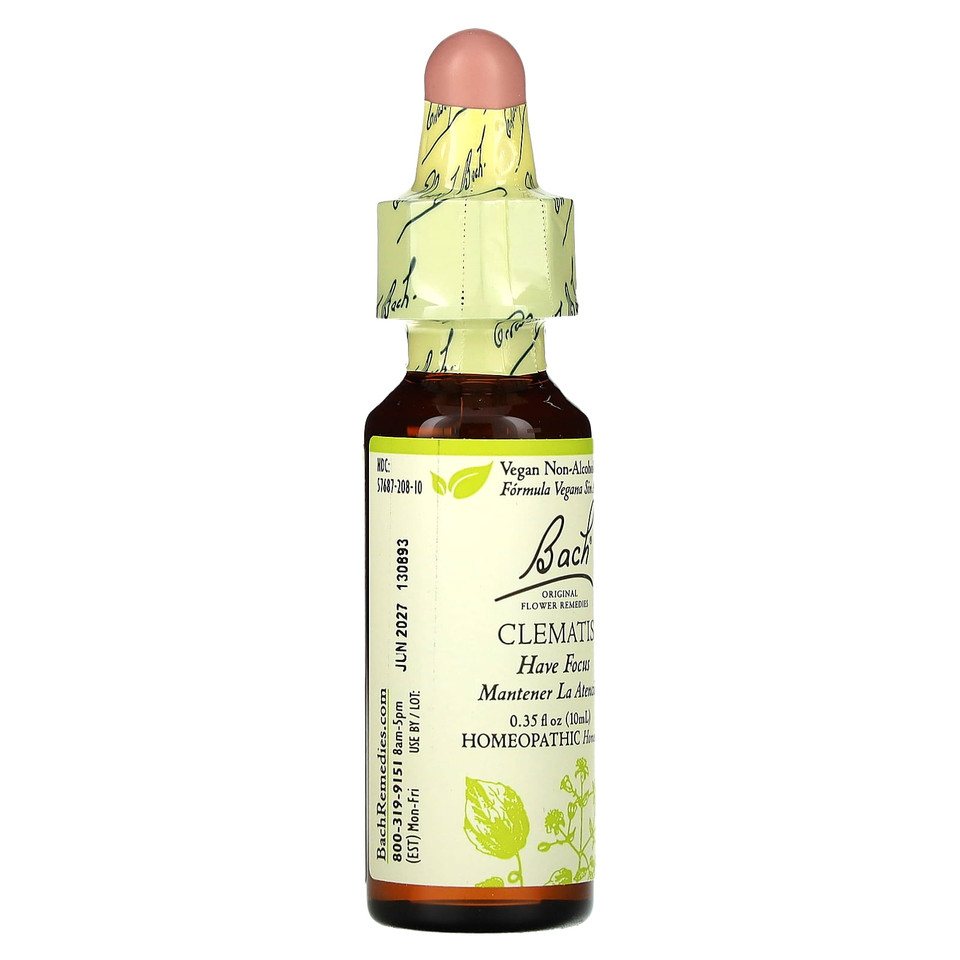 Bach Original Flower Remedies, Clematis, 0.35 fl oz (10 ml)