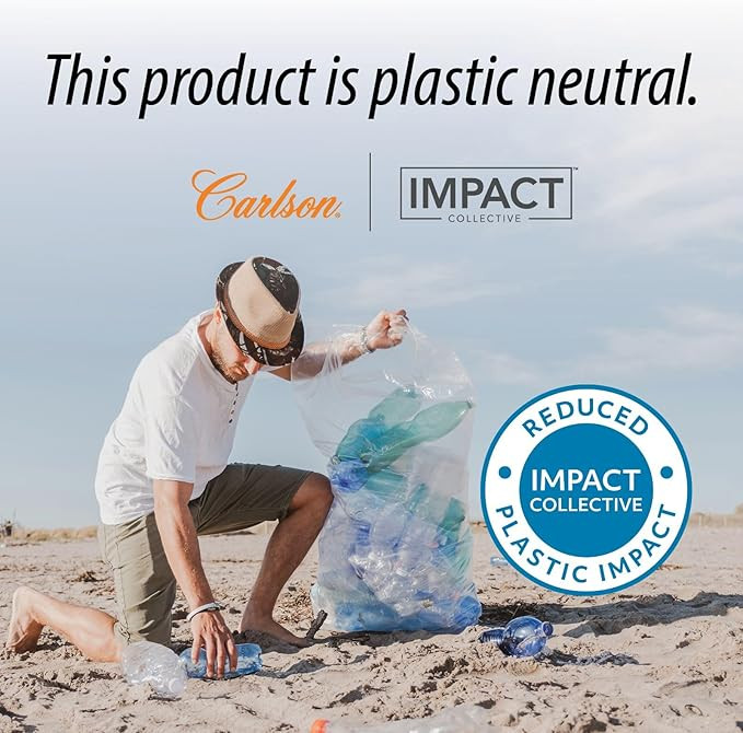 Carlson - Maximum Omega 2000 Grab + Go Packs, 2000 mg Omega-3s, Wild-Caught, Norwegian Fish Oil Supplement, Sustainably Sourced Fish Oil Capsules, Lemon, 30 Softgel Pack