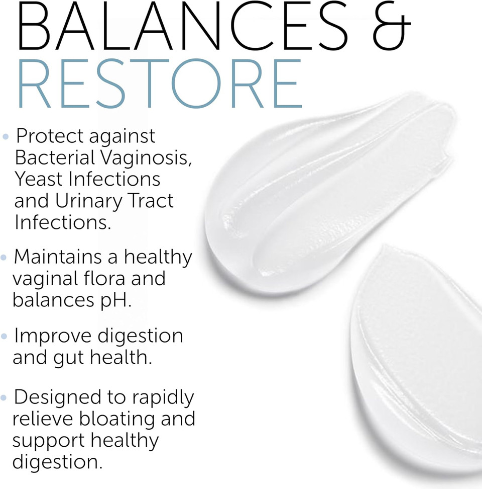 Vaginal Probiotics for Women | Feminine Care | pH Balance for Women | Yeast Infection Care | Bacterial Vaginosis Treatment | Defense Against Burning and Excess Discharge | 10 Count