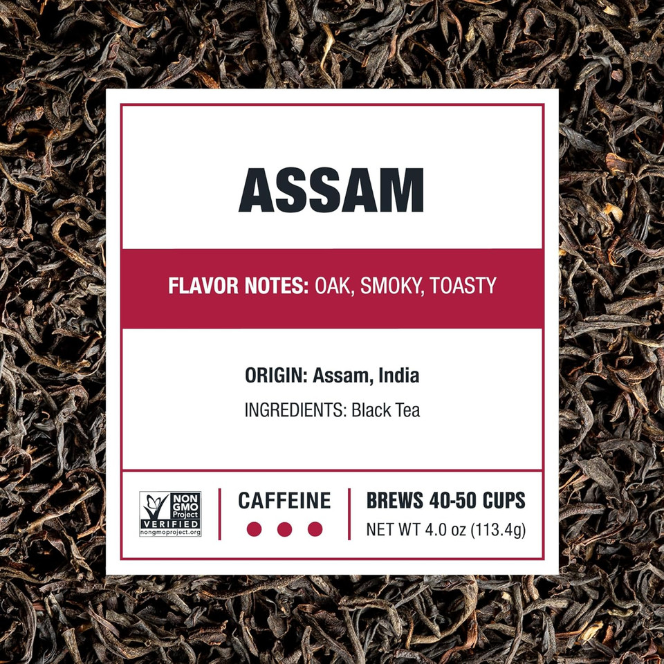 Tiesta Tea - Loose Leaf, Single Origin Premium Black Tea from India, Pure High-Caffeinated Blend, Makes Hot or Iced