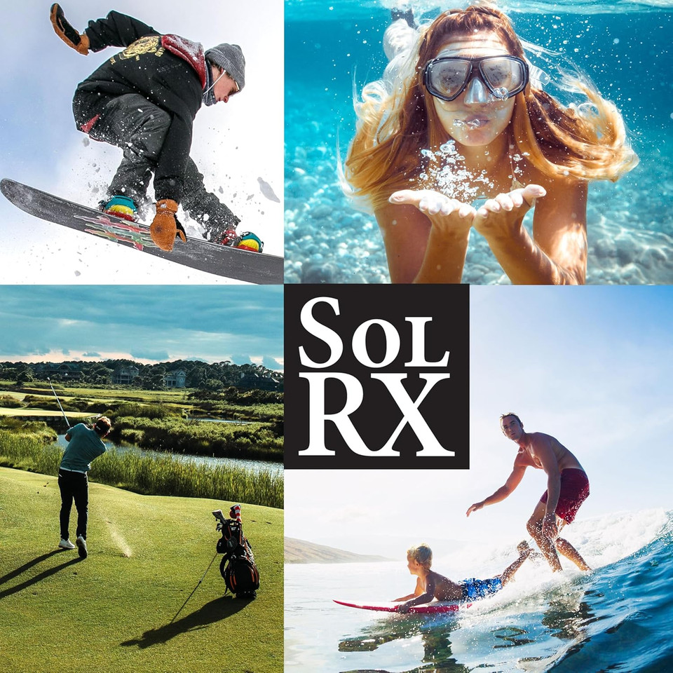 SolRX SPORT SPF 50 Sunscreen, Oxybenzone Free, Broad Spectrum UVA/UVB, Fragrance Free, Reef Friendly